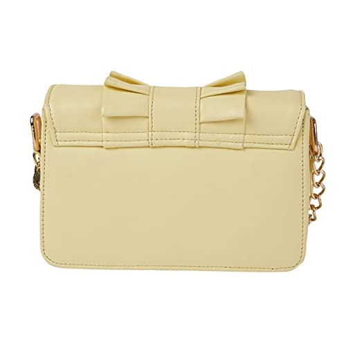 ACCESSHER stylish trendy Yellow Solid Sling Bags for girls and women