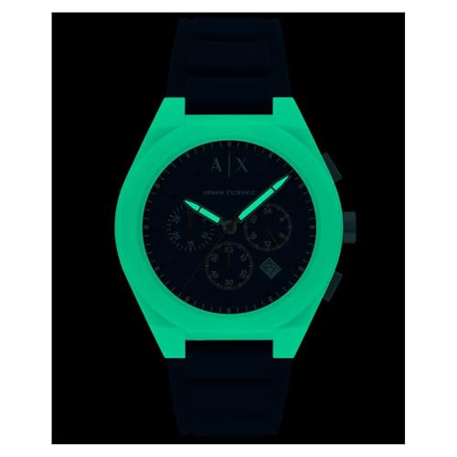 Armani Exchange Sync Blue Quartz Silicone Watch AX4170