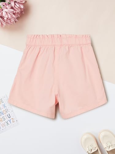 Max Girls Solid Shorts (Pink_3-4 Y)