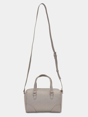 Logo Taupe Polyester Sling Bag