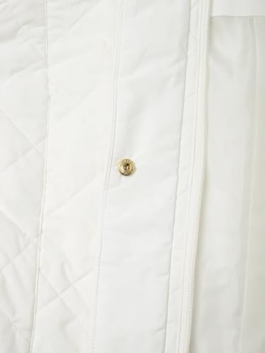 Tommy Hilfiger Women's A-Line Coat (F24HWOT094-S_Milky Way