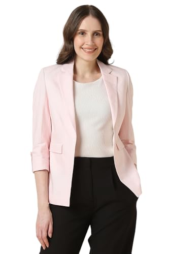 Allen Solly Women Pink Blazer