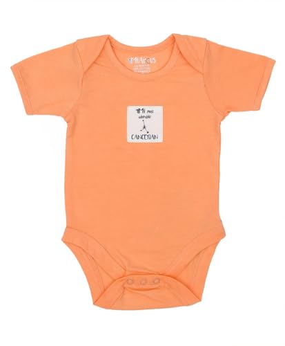 Mi Arcus Cotton Baby Rompers/Bodysuits/Jumpsuit for Boys and Girls Cancerian Unisex Onesie - Showering Love (Pack of 2) (6-9 Months)