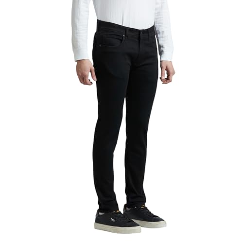 Pepe Jeans Men's Slim Jeans (PM208080A501_Black Rinse