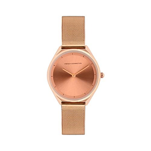French Connection Analog Rose Gold Dial Women's Watch-FC22RGM