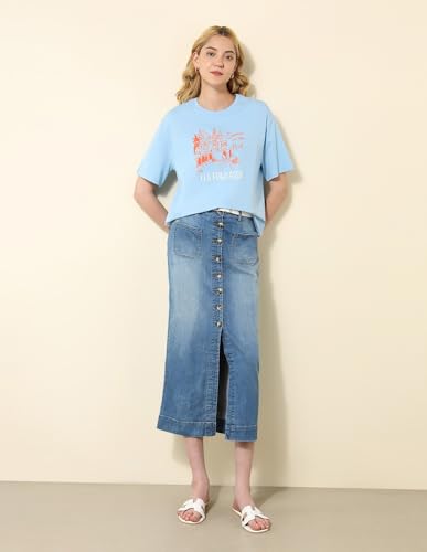 U.S. POLO ASSN. Women's Loose Fit T-Shirt (UWSS25TSH277