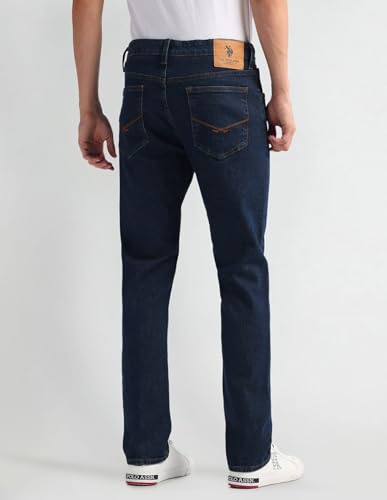 U.S. POLO ASSN. Men's Tapered Jeans (UDJENO1519_Blue