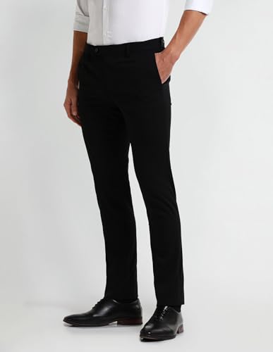 ARROW Men's Regular Pants (ARAITR2137_Black
