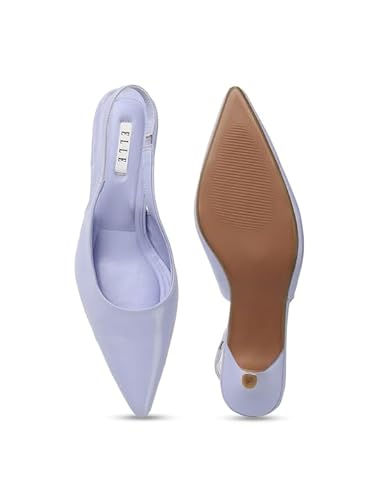 ELLE Women Mule Shoes, Colour-Lavender,Size-UK 3