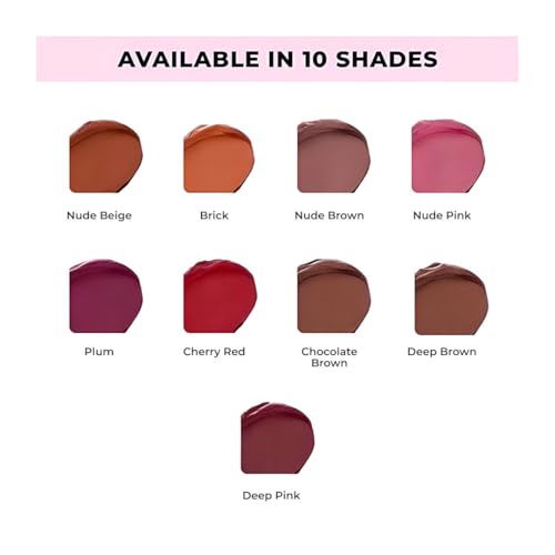 Blur India Mini Call Me Daddy Liquid Lipstick Combo Pack of 2 – Brick & Nude Brown | Warm-Toned Matte Lip Duo | 2.5ml Each