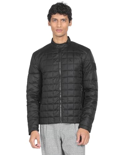 Calvin Klein Mens Black Solid JACKET (S)