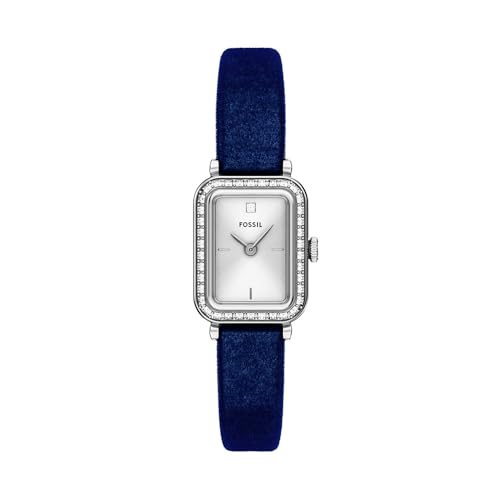 Fossil Raquel Blue Quartz Fabric Watch ES5436