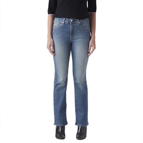Levi's Women's 725 Mid Indigo Flared Fit High Rise Jeans