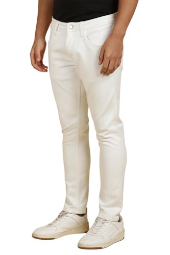 Allen Solly Men's Slim Jeans (ALDNATRF642121_Beige