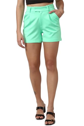 FOREVER 21 women's Boyfriend Shorts (599373_Green