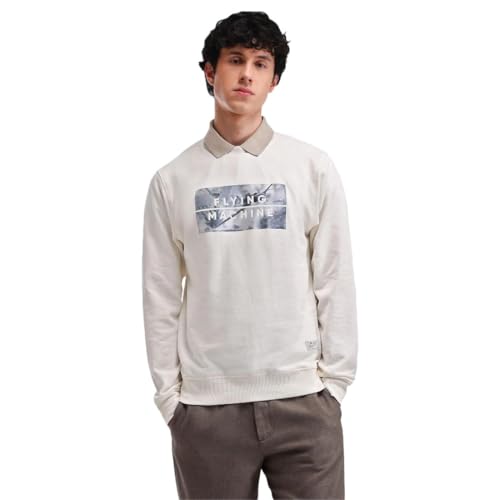 Crew Neck Brand Print Sweatshirt