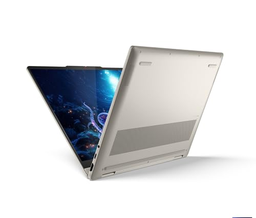 Lenovo Yoga 7 2-in-1 Intel Core Ultra 7 256V,Copilot+ AI PC(16GB RAM/1TB SSD/14(35.5cm) WUXGA OLED/47 Tops/Win 11/Office Home 2024/Digital Pen/1Yr ADP/Seashell/1.38Kg), 83JQ000VIN Convertible Laptop