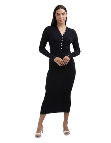 Tommy Hilfiger Womens Black Color Dress M