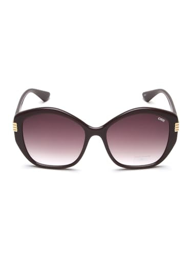 IDEE 100% UV protected sunglasses | Women | Pentagon | Full Rim | Gradient | Pink-Frame | Grey-Lens | Large