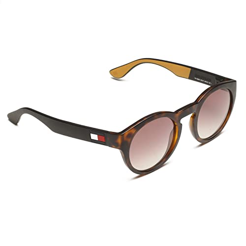 Tommy Hilfiger Unisex-Adult Brown Sunglasses-49 (TH 1555/S Scl Giall Avna 49 S_LC)