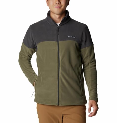 Columbia Mens Basin Trail III Full Zip Jacket, Stone Green, Sh, L