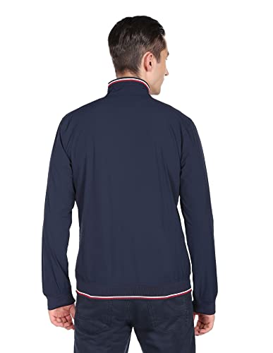 Arrow Men's Polyester Regular Jacket (ASAEJK4786_Olive_Medium)