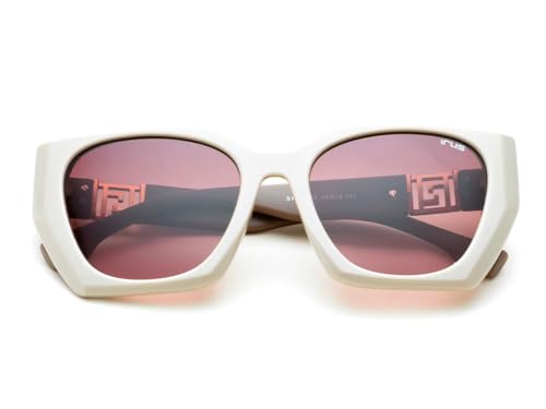 IRUS Women Square sunglasses | 100% UV protection | Small Size | Brown Gradient Polycarbonate lens
