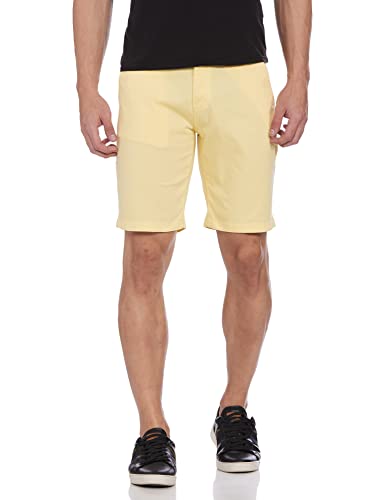 Pepe Jeans Men's Chino Shorts (PM80088900336_Light Yellow_2XL)