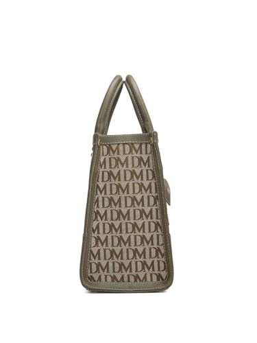 Da Milano Genuine Leather Brown Book Tote (Small) (01446S)