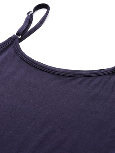 Ritu Kumar Blue Solid Full Sleeve Top with Camisole