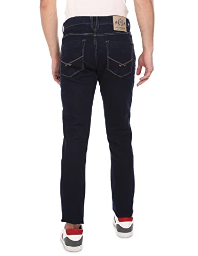 U.S. POLO ASSN. Men's Slim Fit Jeans (UDJC0039_Blue_34W x 33L) | Rise Style: Low Rise
