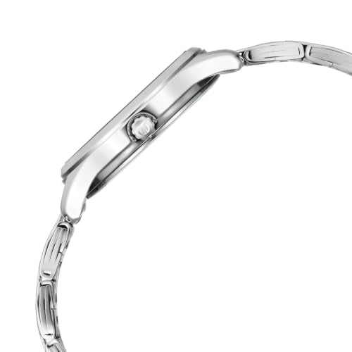 Titan Plain 3 Hands Work Wear Black Round Dial Steel Colour Stainless Steel Strap Womens Watch - NR2639SM03