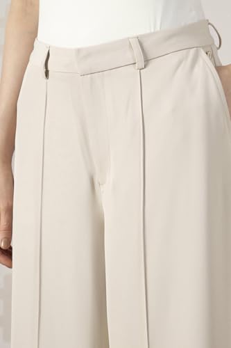 Van Heusen Women's Regular Casual Pants (VWTFFRGPL98295_Beige