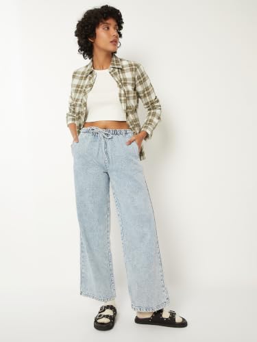 Max Women Light Wash Denim Jeans (Blue_XL)