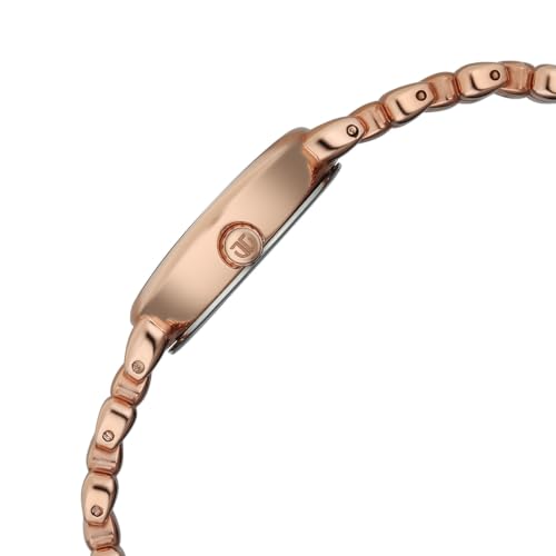 Titan Serein Quartz Analog 3Hands Display Light Rose Gold Dial Rose Gold Metal Strap Watch for Women - 95386WM01