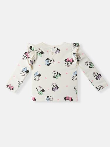 Nauti nati Girls Cotton Disney Printed T-shirt and Trackpant Co-ord Set