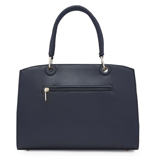 Caprese Brianna Satchel for Women (Medium, Black)