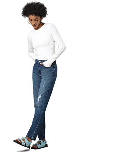 ONLY Straight Fit Jeans (15288749_Medium Blue Denim_26)