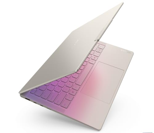 Lenovo Yoga Slim 7 Smartchoice Aura Edition Intel Evo Core Ultra 7 256V (16GB RAM/512GB SSD/14 (35.5cm)/WUXGA OLED/Copilot+ PC/Windows 11/MSO 365 Basic+Office 24/Seashell/1.19Kg), 83JX00H2IN AI Laptop