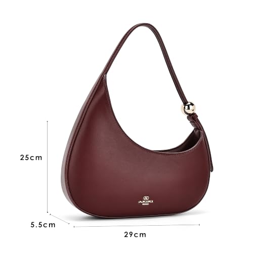 Akiki London Women's Preston Hobo Bag | Hobo Handbag for Work | Ladies Purse | Gift For Women