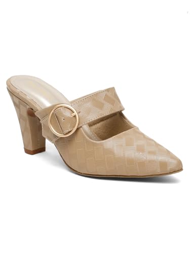 Flat n Heels Womens Beige Pumps FnH 2784-BG