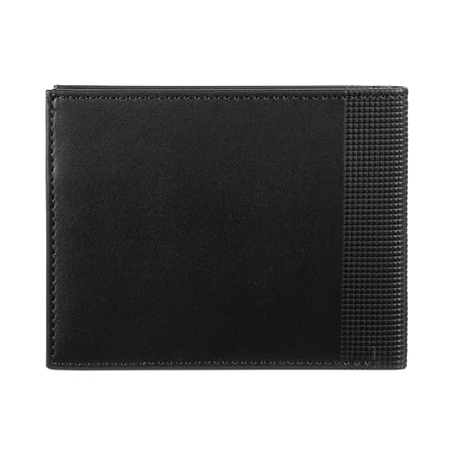 Victorinox Altius Alox, Bi-Fold Leather Wallet with RFID Protection for Men, Black (611570)
