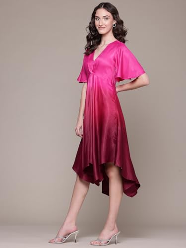 Label RITU KUMAR Pink Bianca Ombre Dress