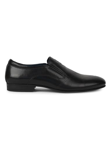 Bata Men's Roony Casual Black Leather Formal Shoes