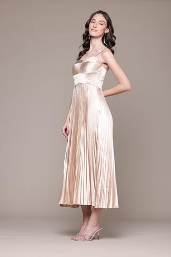 Label RITU KUMAR Metallic Nellie Long Dress
