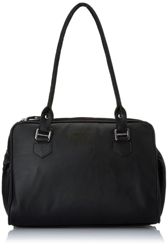 Baggit Women Black Duffle Handbag Medium Size | Ladies Stylish Casual Purse Bag