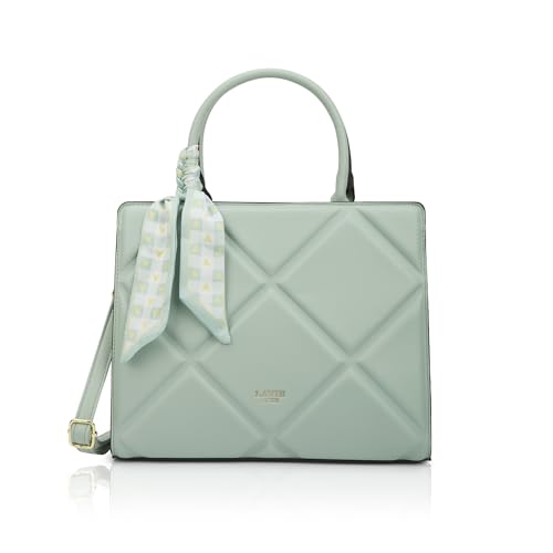 Lavie Luxe Women's Quare Large Satchel Bag | Satchel Handbag for Work | Ladies Purse | Stylish Shoulder Bag | Gift for Women