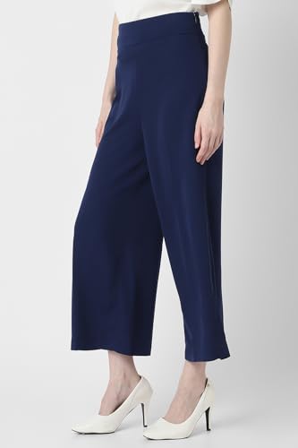 Van Heusen Women's Regular Casual Pants (VWTFFRGFS89822_Navy