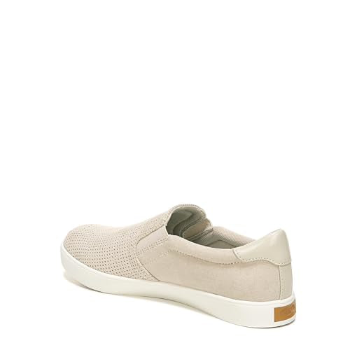 Dr. Scholl's Women's Madison Sneaker, Oyster Microfiber, 8.5 Wide
