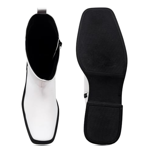 YOHO Women's Calf Length Boots | Effortlessly Chic & Timelessly Stylish | Durable | All day Comfort | Trendy Casual Boots | Winter, Snow and Holiday Outings